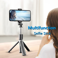 FGCLSY kijek do Selfie Bluetooth uchwyt na telefon komórkowy chowany przenośny wielofunkcyjny Mini statyw z bezprzewodowym zdalna migawka 2
